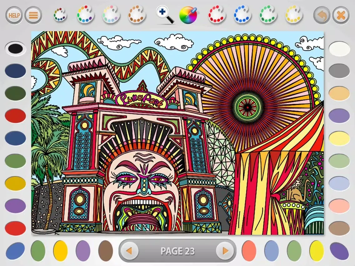 Ảnh chụp màn hình của Intricate Coloring 2 Lite: More Places iPad 