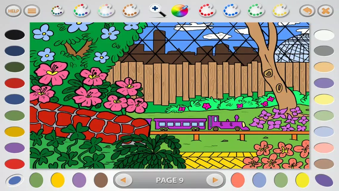 Ảnh chụp màn hình của Intricate Coloring 2 Lite: More Places