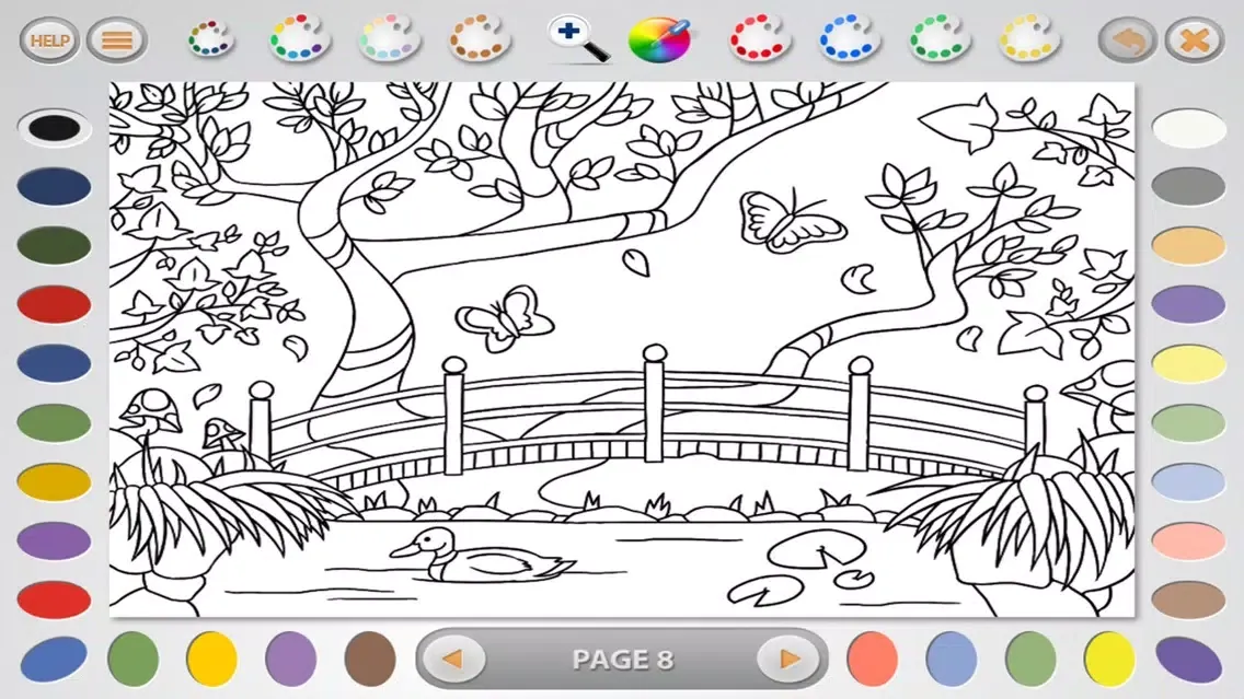 Ảnh chụp màn hình của Intricate Coloring 2 Lite: More Places
