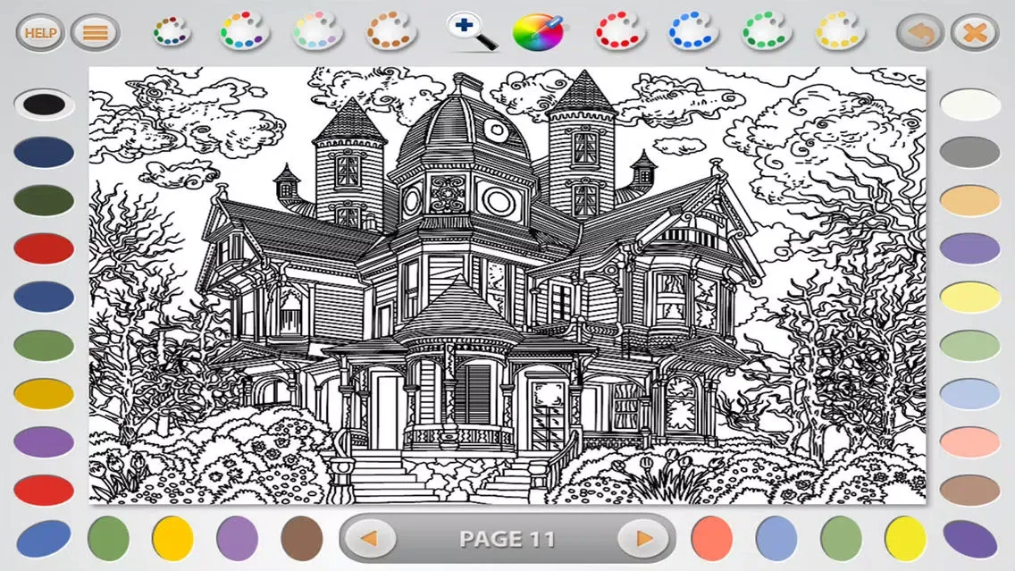 Ảnh chụp màn hình của Intricate Coloring 2 Lite: More Places