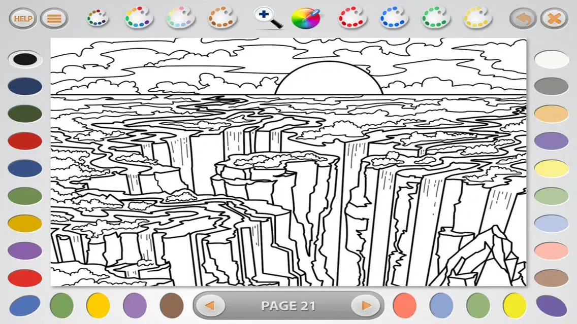 Ảnh chụp màn hình của Intricate Coloring 2 Lite: More Places