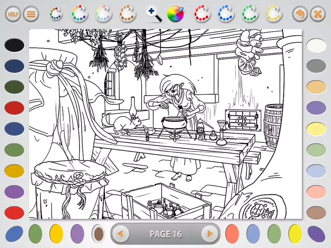 تصاویر Intricate Color 4 Lite: Potion iPad 