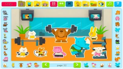 Animal Town Sticker Book Ekran Görüntüleri
