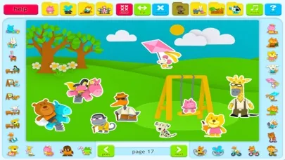 Animal Town Sticker Book Ekran Görüntüleri