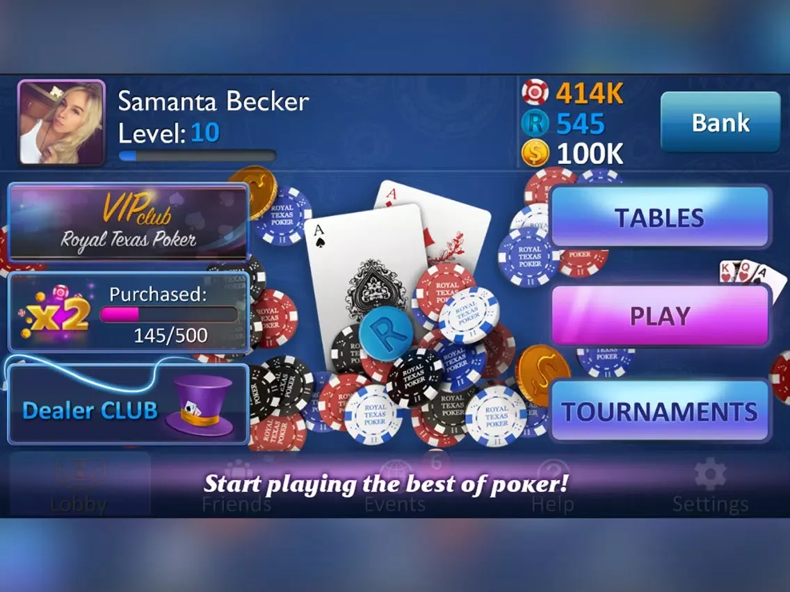 Royal Texas Poker iPad 应用截图