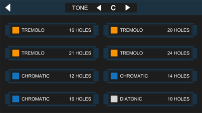 Capturas de tela do Harmonica Tab Pro