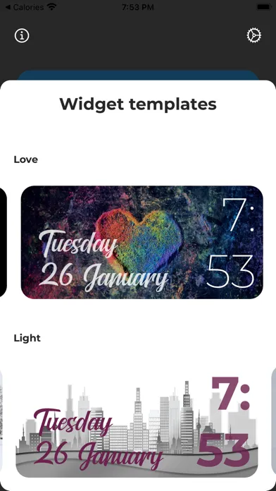 ภาพหน้าจอของ Date and Time Widget