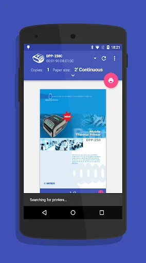 Zrzuty ekranu Datecs Print Service