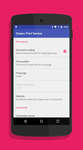 Zrzuty ekranu Datecs Print Service