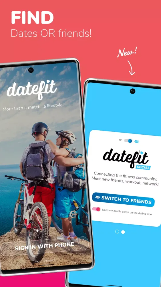 Screenshot di Datefit