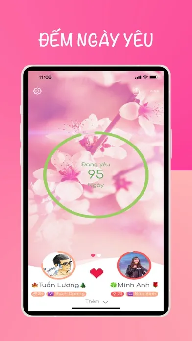 ภาพหน้าจอของ inlove - love counter