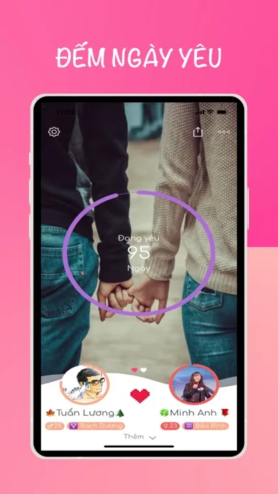 ภาพหน้าจอของ inlove - love counter