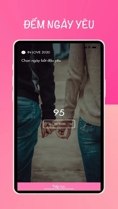 ภาพหน้าจอของ inlove - love counter