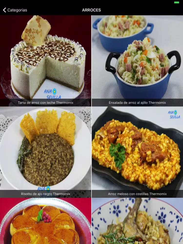 Cocinando con Ana Sevilla iPad  スクリーンショット