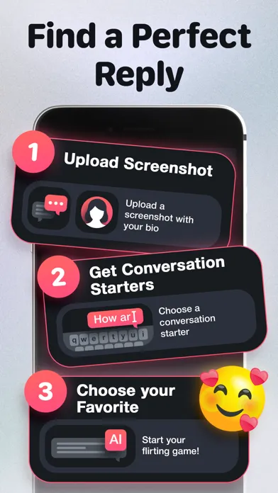 Zrzuty ekranu MatchAI - AI Rizz Assistant