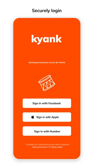 Capturas de pantalla de Kyank - Armenian Dating