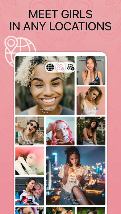 PINK - Her Lesbian Dating App Screenshots