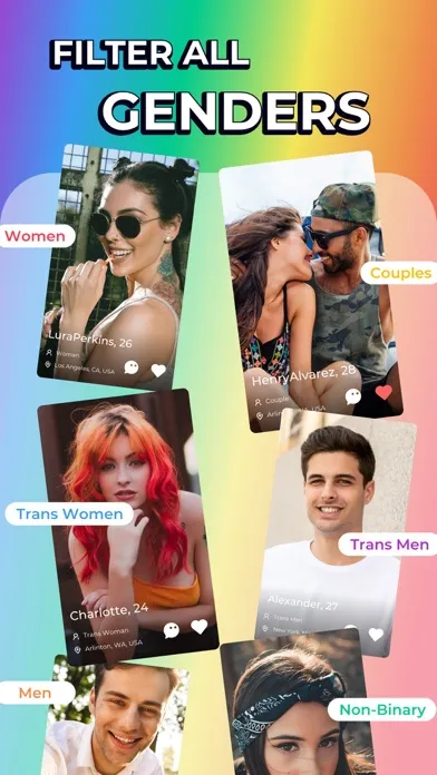 Capturas de tela do BiCupid: Date Singles, Couples