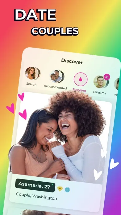 Capturas de tela do BiCupid: Date Singles, Couples