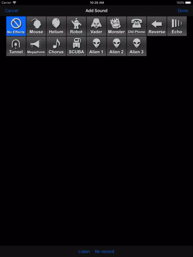 Ảnh chụp màn hình của CLIPish Animator iPad 