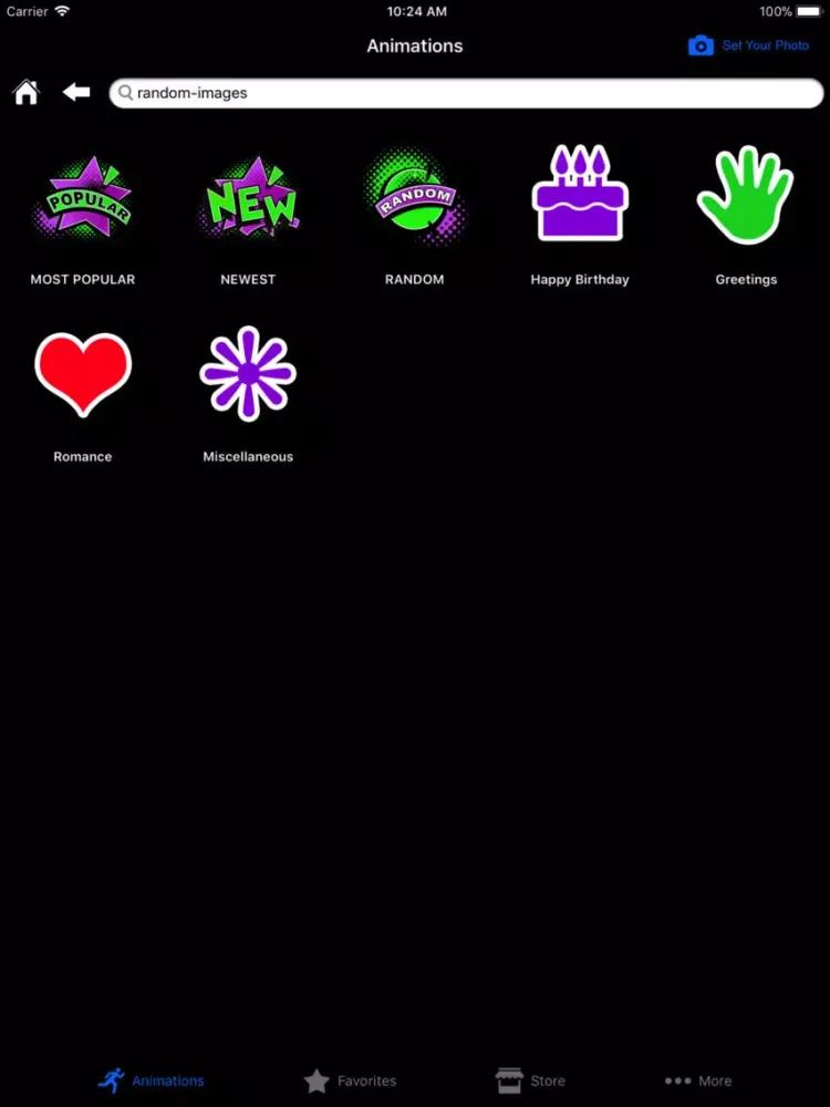 Ảnh chụp màn hình của CLIPish Animator iPad 