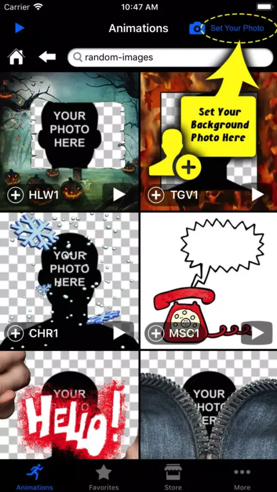 Ảnh chụp màn hình của CLIPish Animator