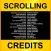 Scrolling Credits