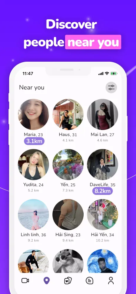 Captures d'écran de Ravi: Video Chat, Meet Singles