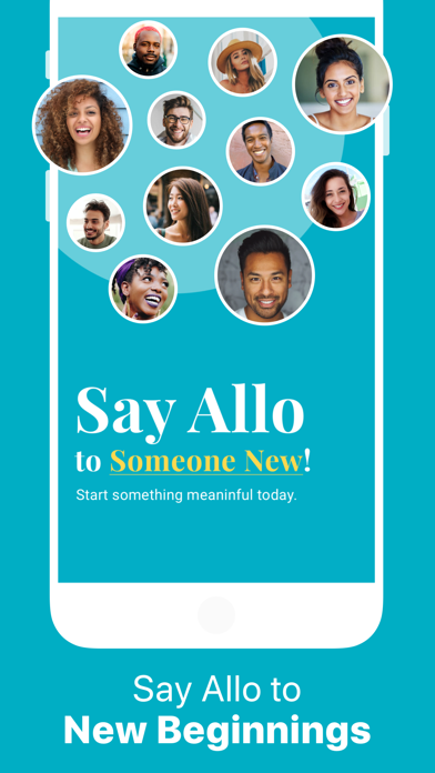 Tangkapan layar Say Allo: Dating App