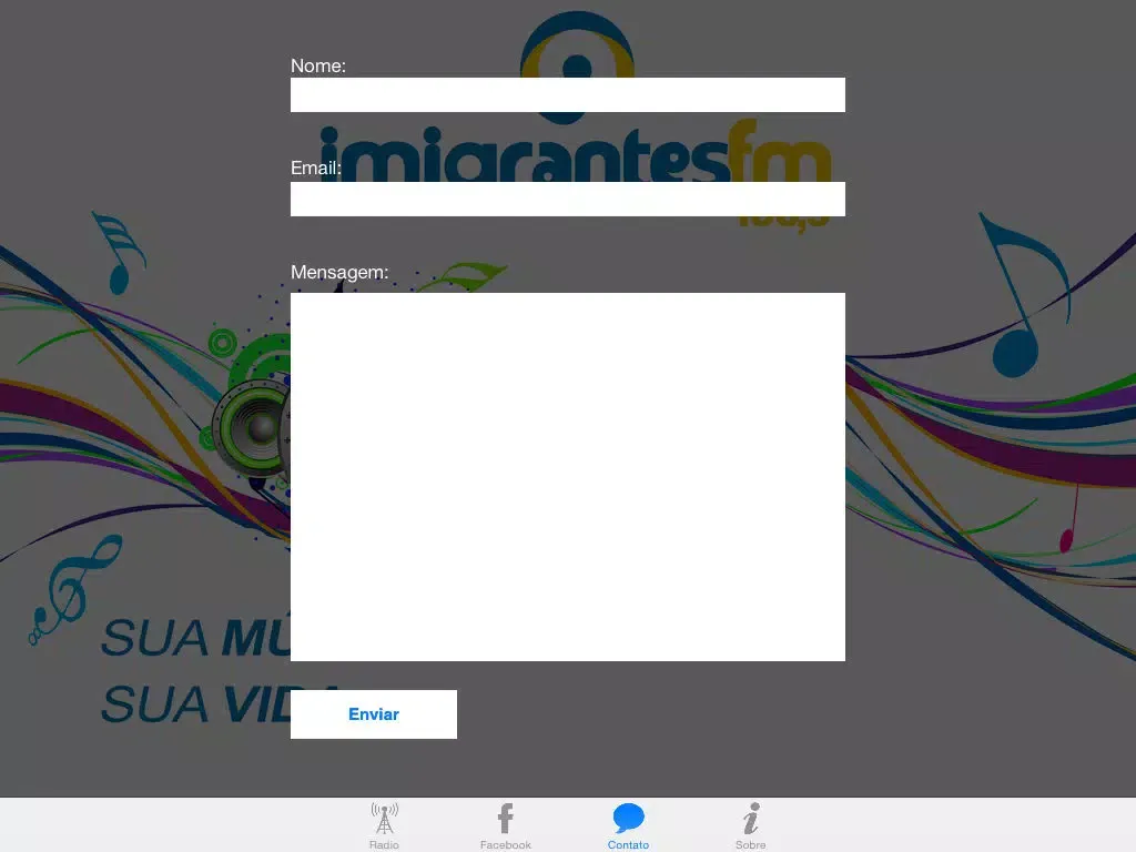 ภาพหน้าจอของ Imigrantes FM iPad 