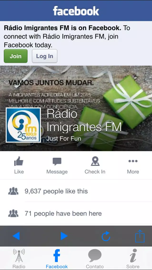 Capturas de pantalla de Imigrantes FM