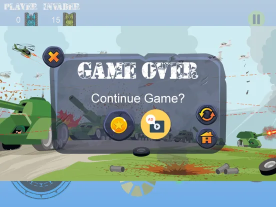 Tank Battle 2016 - Tank Combat iPad  스크린샷