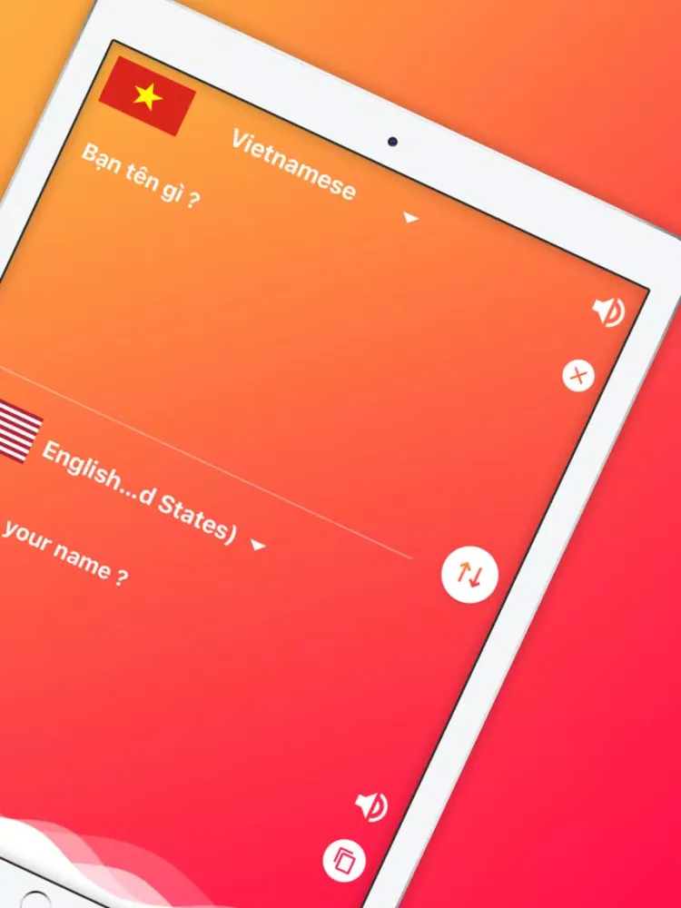 ภาพหน้าจอของ Translate Your Voice iPad 