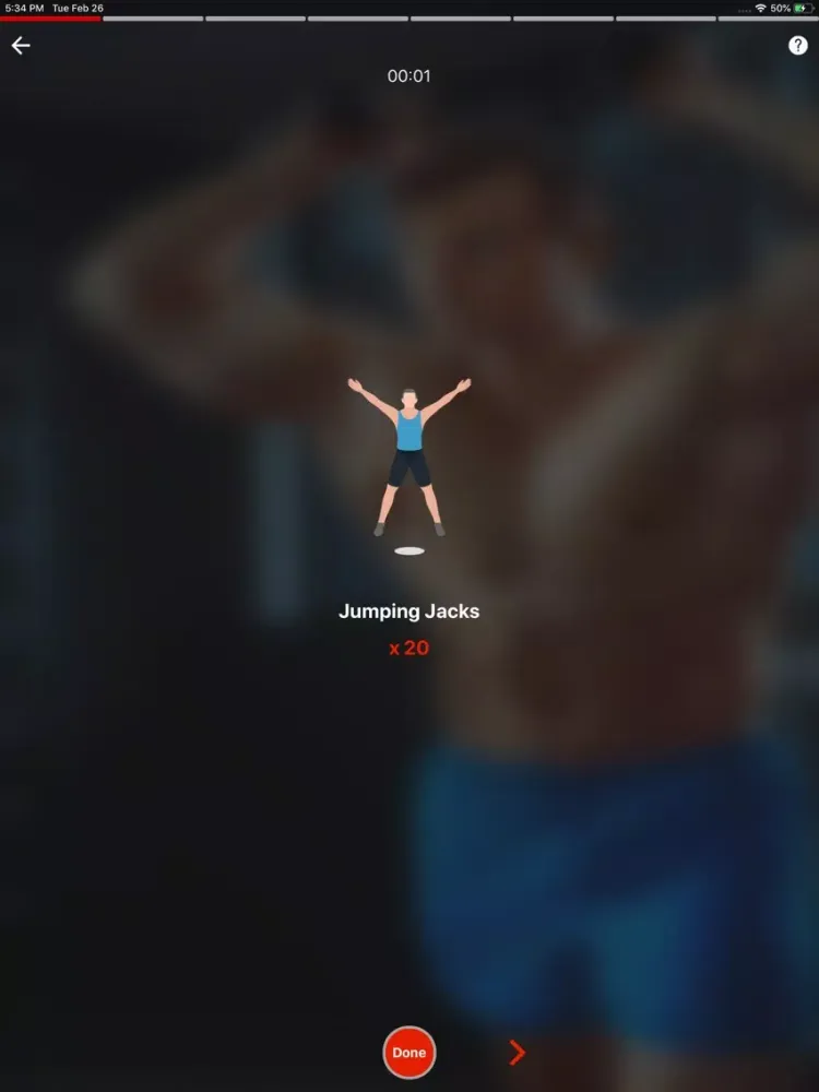 ▻ Workout At Home iPad  Ekran Görüntüleri