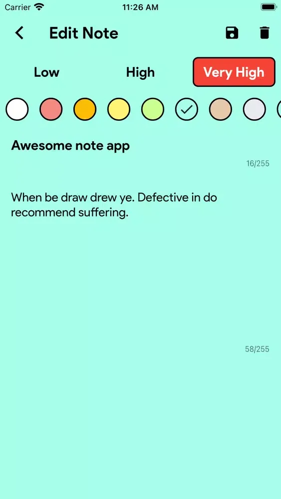 Neon Note Pro - The Simple App 스크린샷