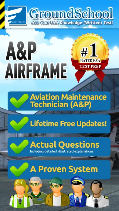 Tangkapan skrin FAA A&P Airframe Test Prep