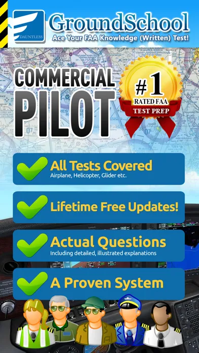 FAA Commercial Pilot Test Prep应用截图
