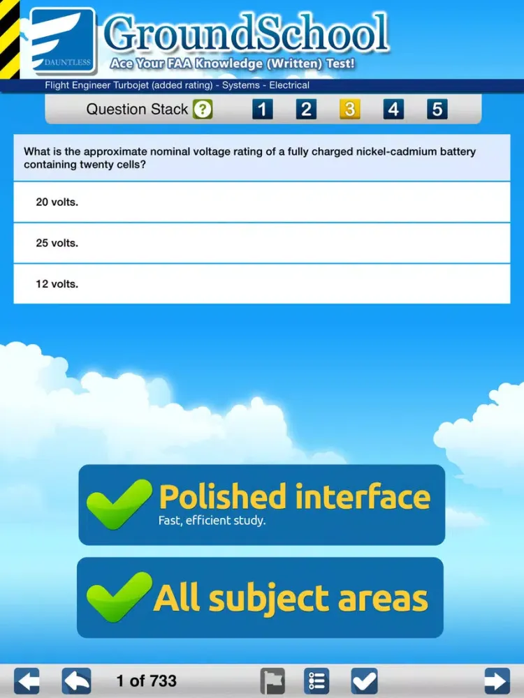 FAA Flight Engineer Test Prep iPad  Screenshots