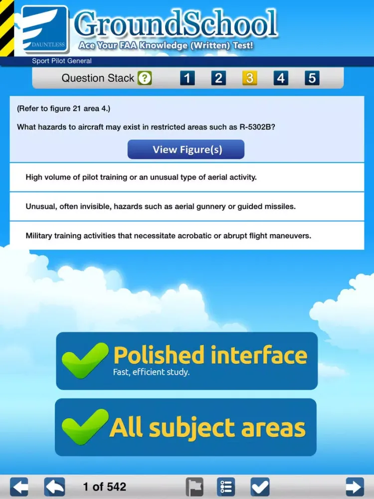 FAA Sport Pilot Test Prep iPad 應用截圖