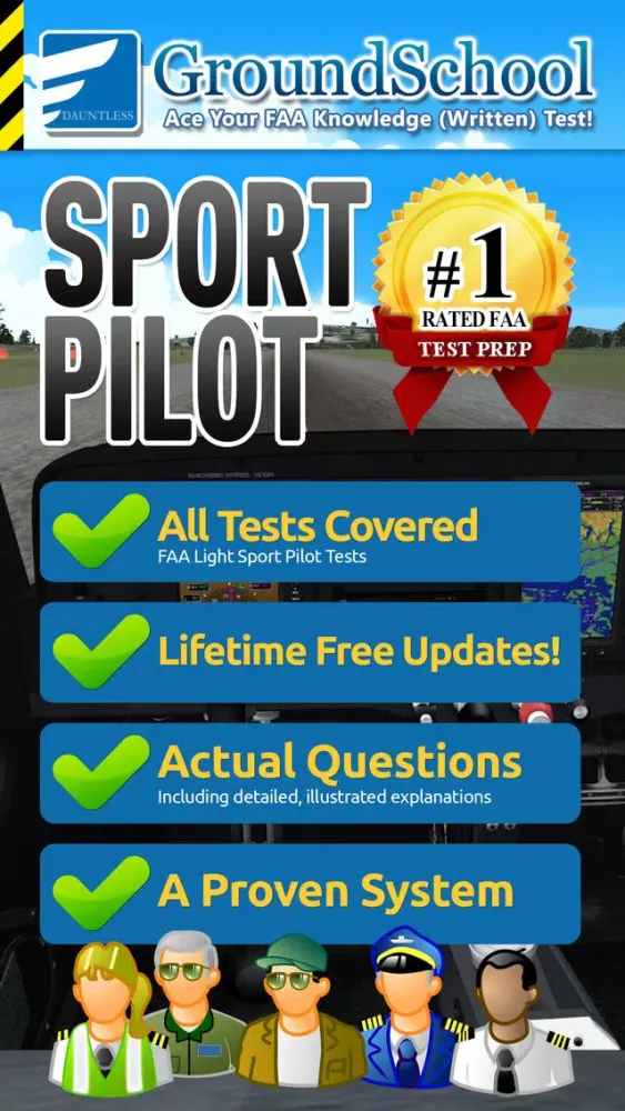 FAA Sport Pilot Test Prep應用截圖
