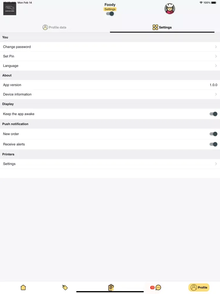 Dauntless VendorApp iPad  স্ক্রিনশট