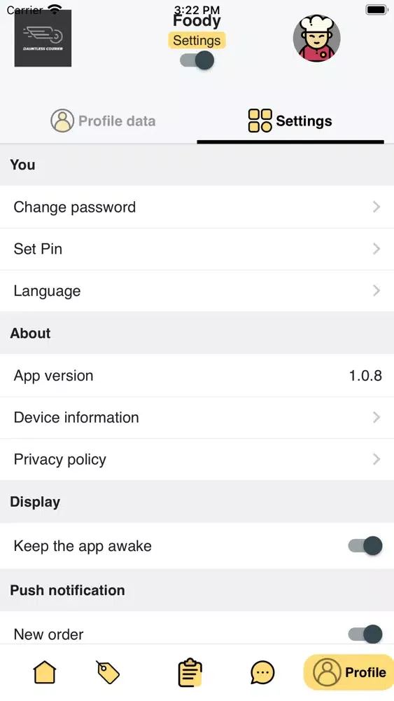Dauntless VendorApp স্ক্রিনশট