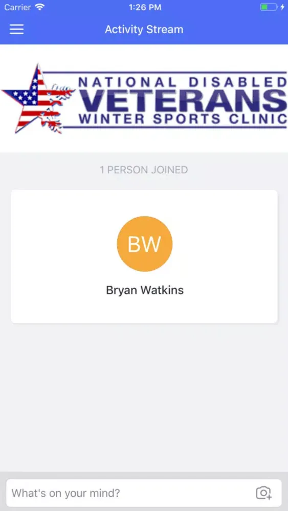 Tangkapan layar Veterans Winter Sports Clinic