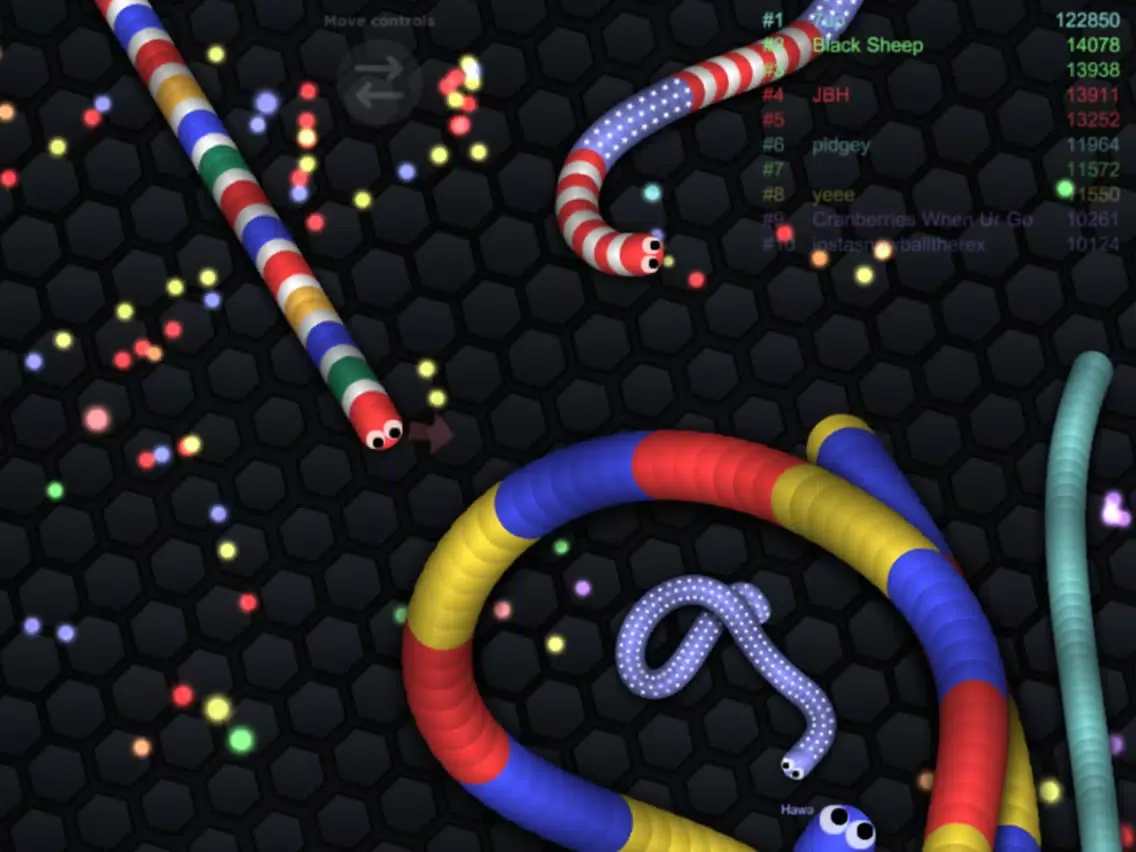 Snake Scream - Hungry Color Wormate iPad  स्क्रीनशॉट