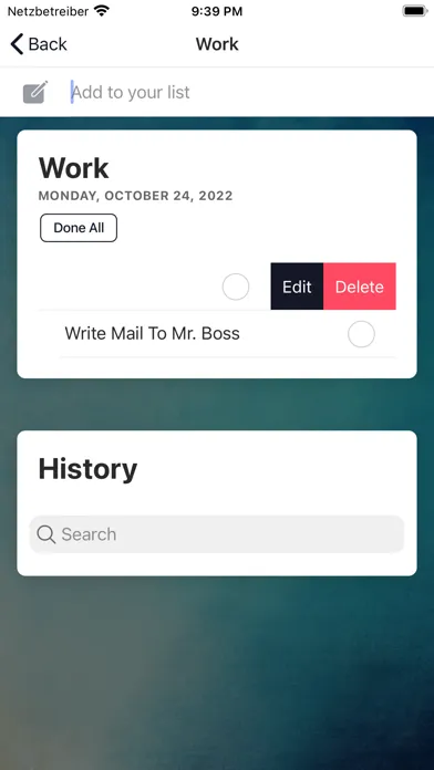 Tangkapan layar ToDo List - Organise your todo