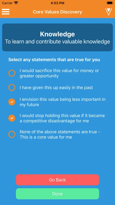 تصاویر Core Values Exercise