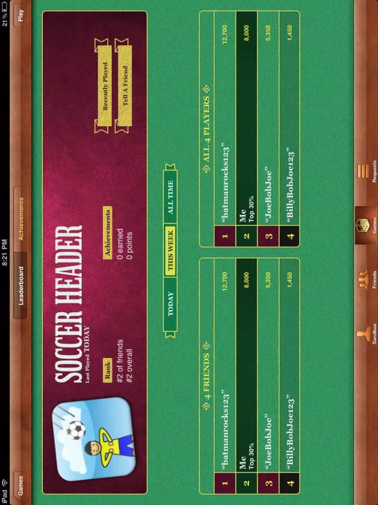 Soccer Header iPad 应用截图