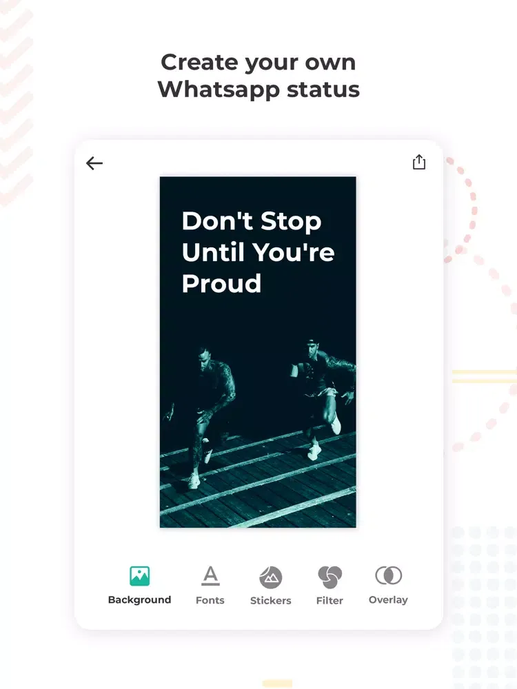 Screenshot di Status maker for Whatsapp iPad 