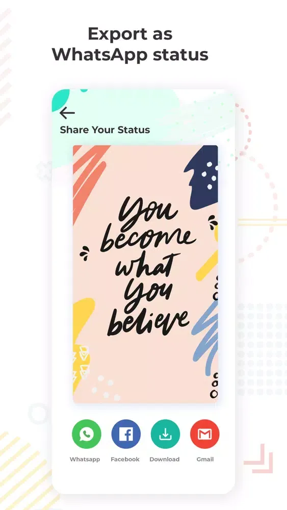 Screenshot di Status maker for Whatsapp
