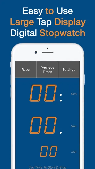Big Tap Digital Stopwatch स्क्रीनशॉट